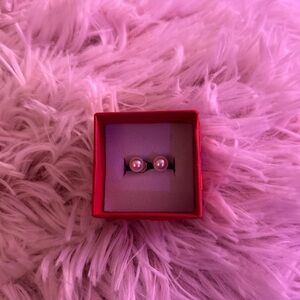 Hypoallergenic Pearl Stud Earrings